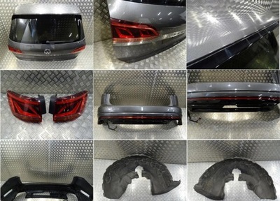 Vw touareg iii 760 r line крышка багажника задняя бампер лампы фото №1