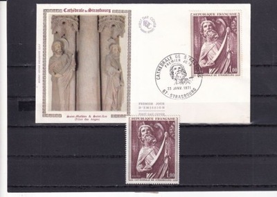 1971 . Francja** + FDC