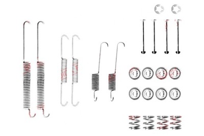 QUICK BRAKE КОМПЛЕКТ МОНТАЖНЫЙ КОЛОДОК ТОРМОЗНЫХ LUCAS VOLVO 440 460