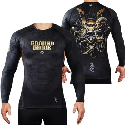 GROUND GAME KOSZULKA RASHGUARD ONI SAMURAI CZARNY