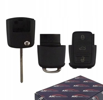 Корпус ключа 3 кнопки do vw fox 1.0 1.2 фото №1