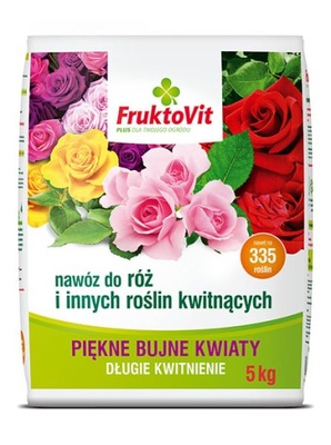 FruktoVit PLUS nawóz do róż i innych roślin kwitnących 5kg