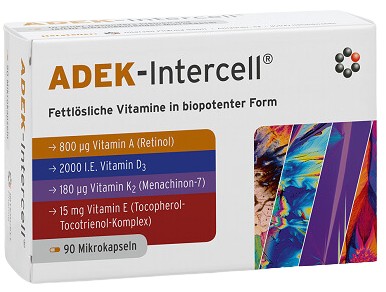 Mitopharma ADEK Intercell Witamina A D3 E K2