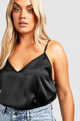 Boohoo uev koszula oversize zestaw bluzka satynowy 50 NG2