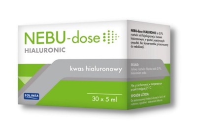 SÓL FIZJOLOGICZNA Nebu-Dose Hialuronic 30x5ml