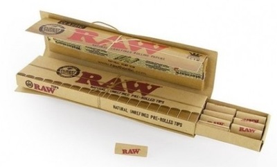 RAW Connoisseur King Size Slim bletki z filterkami