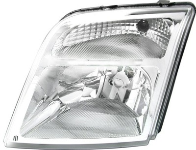 Фара ford transit connect 04- h4 левый + корректор регулируемый. электрический. фото №1