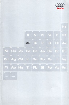 PROSPEKT AUDI A2 