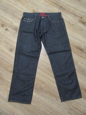 HUGO BOSS męskie spodnie jeansy granatowe super fason_ 38/34