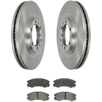 Гальмівні диски + гальмівні колодки перед do isuzu trooper ii iii фото №1