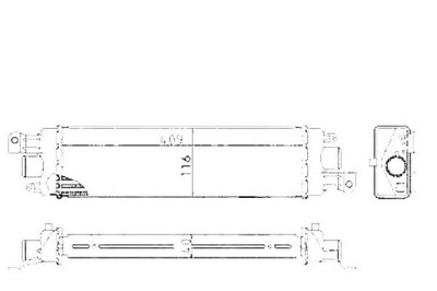 Nrf интеркулер fiat palio 1.3 mjtd 02- strada nrf фото №1