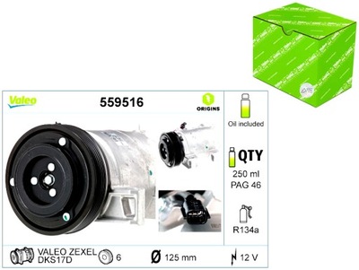 КОМПРЕССОР КОНДИЦИОНЕРА VALEO 559516 ELGRAND E52 10- VALEO