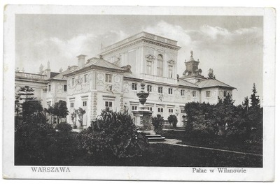 Warszawa Pałac w Wilanowie [pocztówka przed 1918]