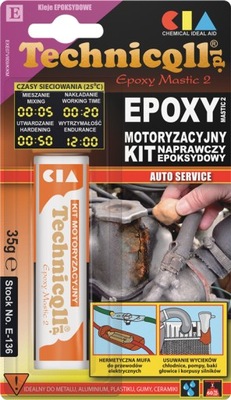 Technicqll Kit naprawczy epoksydowy motoryzacyjny