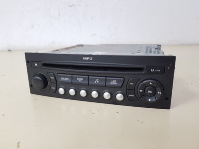 CITROEN PEUGEOT RADIO CD GAMYKLINĖS 96645891XT FV 