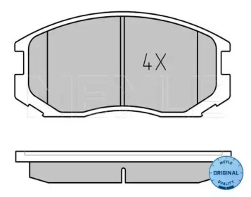 КОЛОДКИ ГАЛЬМІВНІ MITSUBISHI DAIHATSU MEYLE