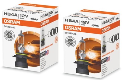 OSRAM ЛАМПОЧКА HB4A 12V 51W ORIGINAL 12V P22D