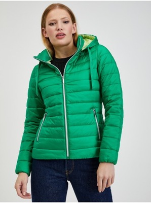 Zielona damska pikowana kurtka ORSAY