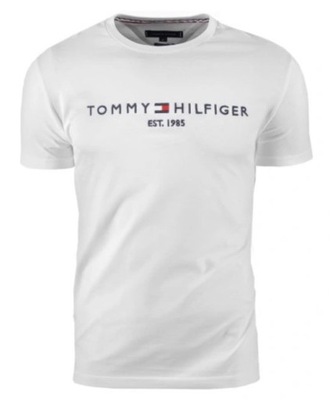 T-shirt Tommy Hilfiger męski Biały r. M