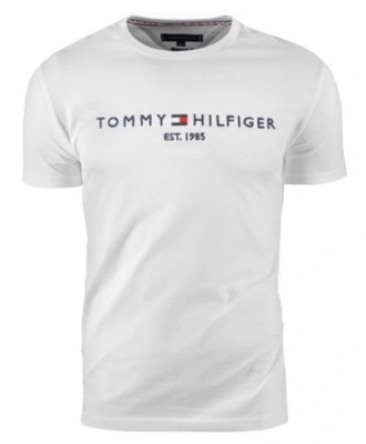 T-shirt Tommy Hilfiger męski Biały r. XL