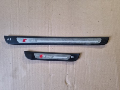 A6 c7 s line накладки накладки порогові молдинг фото №1