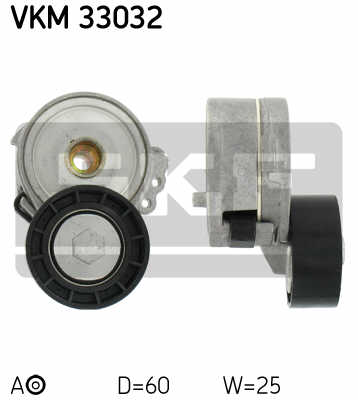 RITINĖLIS ĮTEMPIMO PK SKF VKM 33032 VKM33032 