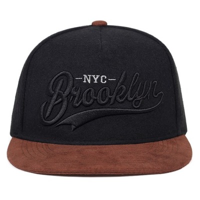 Czapka BROOKLYN wyszywane litery daszkiem moda