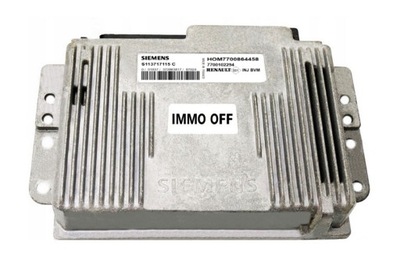 ECU RENAULT 1.8 S113717115C HOM7700864458 IMMO OFF