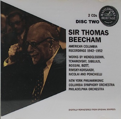 Sir Thomas Beecham Disc Two