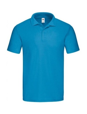 Fruit of the Loom Polo Męskie Original lazurowy (ZU) 3XL