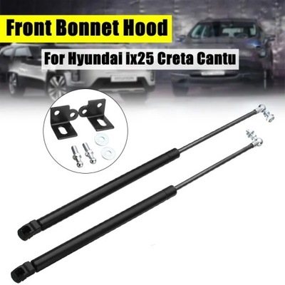 2PCS CAR FRONT BONNET HOOD GAS STRUTS RESTYLING SUPPORT SHOCK DAMPER BARS~68187  