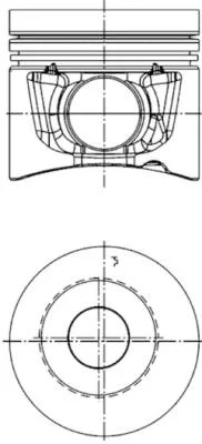 KOLBENSCHMIDT 40289600 ПОРШЕНЬ