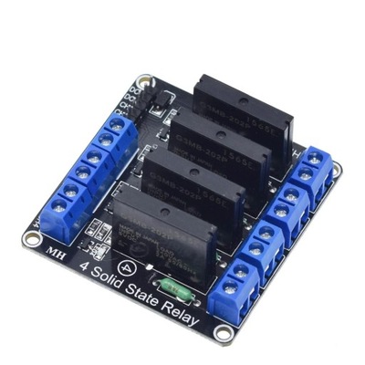 Moduł 4 kanały przekaźnik SSR 5V Low Trig