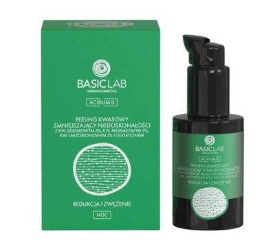 BasicLab Peeling kwasowy zmniejszający niedoskonałości 30ml