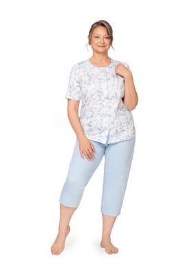 POLSKA PIŻAMA DAMSKA MARTEL M NIEBIESKI