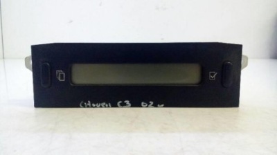 Дисплей citroen c3 2002r. 9647409477 фото №1