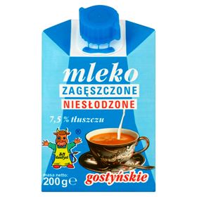 SM GOSTYŃ MLEKO GOSTYŃSKIE ZAGĘSZCZONE NIESŁODZONE