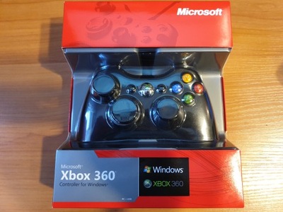 Oryginalny Pad/Kontroler Microsoft do XBOX 360 i PC, Przewodowy! NOWY!!!