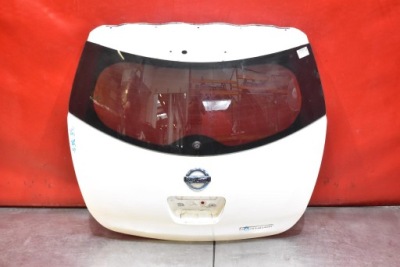 Крышка багажника багажника задняя задняя белый nissan leaf 1 i za0 lift 16r фото №1