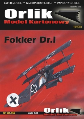 ORLIK - Samolot Fokker Dr I