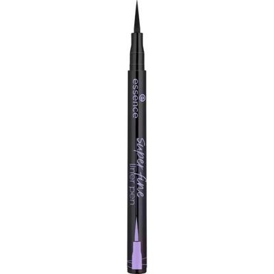 essence Super Fine Liner Pen Cienki Eyeliner w Pisaku 01 Deep Black