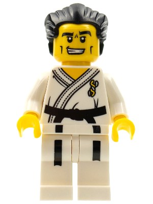 LEGO Figurka Minifigures Seria 2 - Karate Master , Mistrz karate - col030