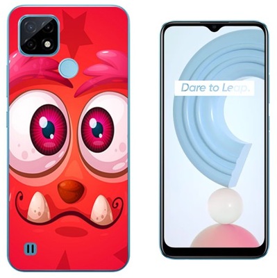 ETUI PLECKI FOTO Case OBUDOWA Pokrowiec WZORY SZKŁO do Realme C21Y / C25Y