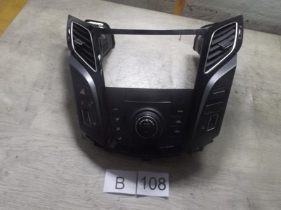 Рамка средняя радио решётки обдув hyundai i40 фото №1