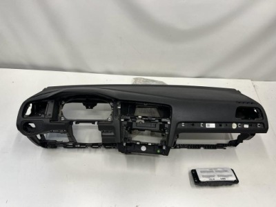 Vw golf vii консоль приборная панель оригинал+ подушка безопасности пассажира фото №1