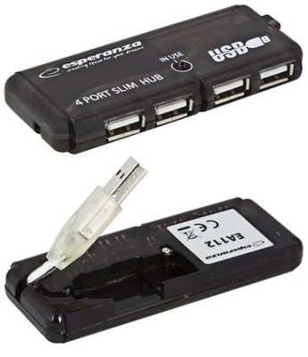 Esperanza Hub 4 Porty Usb 2.0 EA112