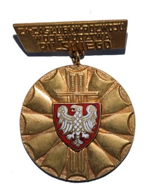 Odznaka za zasługi dla województwa Pilskiego PRL złota