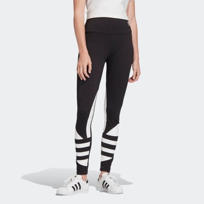 ADIDAS LEGGINSY DAMSKIE CZARNE Z LOGO 34 2A2G1_A*