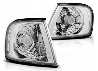 Поворотники передні audi a3 8l хром фото №1