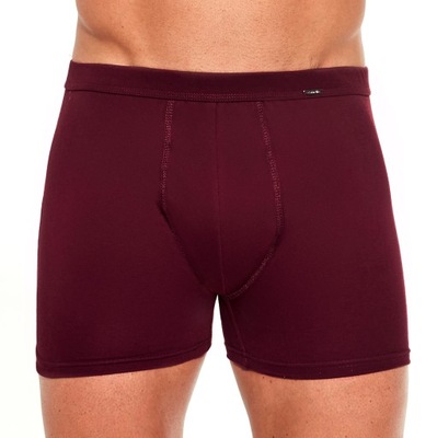 BOKSERKI MĘSKIE CORNETTE AUTHENTIC claret - XL